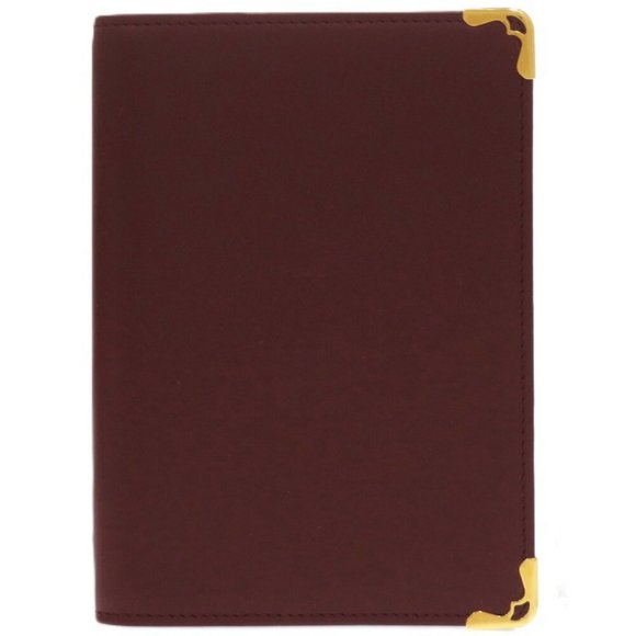 Like new Cartier Agenda Must Line Leather Bordeaux Red Planner Cover 0030CARTIER - Picture 2 of 9
